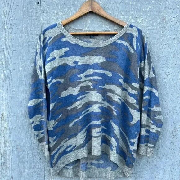 Acrobat Essential Camo Pullover Size XS /S Oversized Wool/Cashmere - Picture 3 of 5